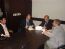 Jos� Manuel Costa, diretor da Exponor, Sergio Junqueira Arantes, diretor da Expo Editores, Antonio Carlos Borges, diretor executivo do Fecom�rcio e Armando Campos Mello, diretor da UBRAFE, na assinatura de contrato para realiza��o do Eventos Expo Show 2006 e Pr�mio Caio 2006 no Centro Fecom�rcio de Eventos.  

